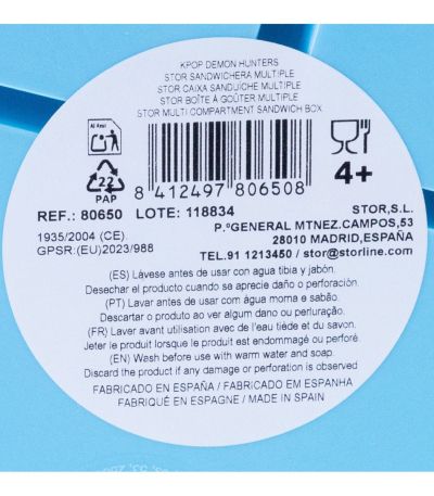 Пластмасова кутия за обяд Stor, 2156ml, KPOP