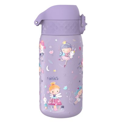 Бутилка за вода Ion8 Print, метална, 400ml, ФЕИ