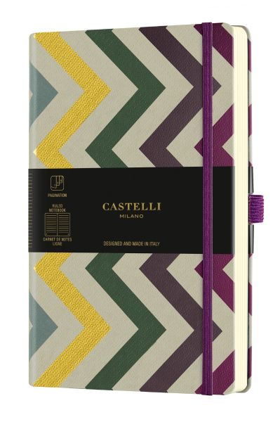 Бележник Castelli Oro, 9x14cm, линиран, Frets