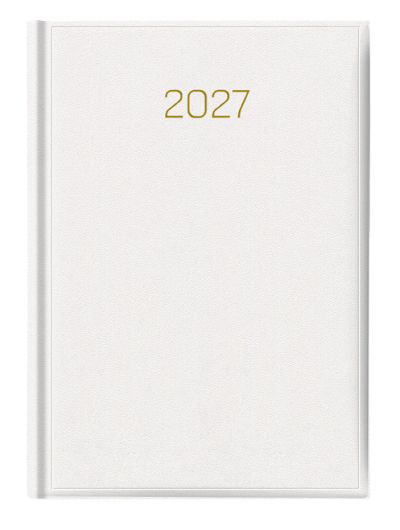 Календар-бележник Castelli Balacron 894 А5, 2027, бял