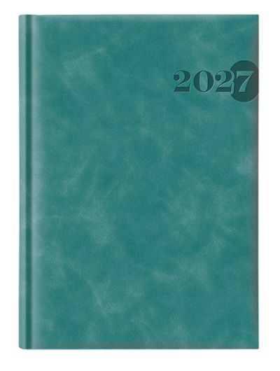 Календар-бележник Castelli Chia 894 A5, 2027, тюркоаз