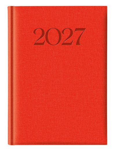 Календар-бележник Castelli Biella 894 A5,2027, оранжев