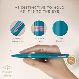 Химикалка Parker Meridian, СИНЬОЗЕЛЕН