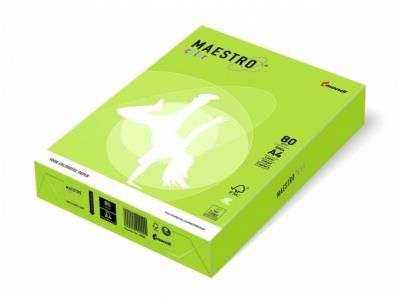 Копирна хартия Maestro Color 80g опаковка 500,светло зеленLG46
