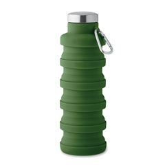 Сгъваема силиконова бутилка Kolapsi, 500ml, ЗЕЛЕН