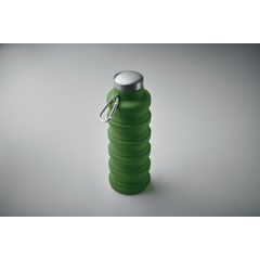 Сгъваема силиконова бутилка Kolapsi, 500ml, ЗЕЛЕН