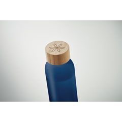 Стъклена бутилка за вода, 500ml, СИН