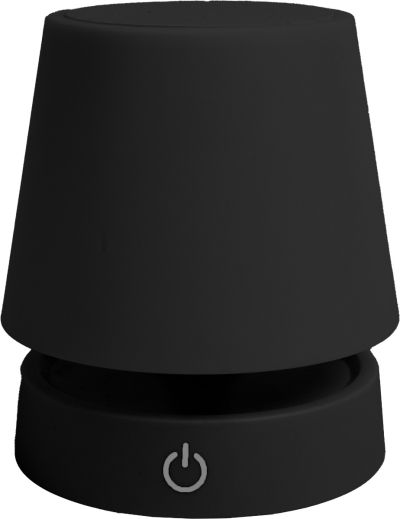 Настолна лампа, USB, 1200mAh, черна