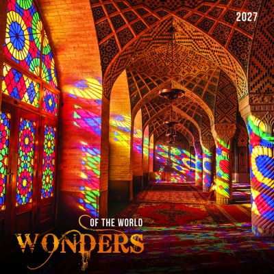 Настолен календар-пирамидка със спирала 2027, Wonders of the World
