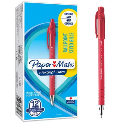 Химикалкa Papermate Flexigrip Ret, М 1mm, червен