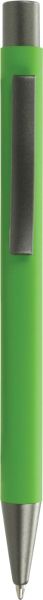 Алуминиева химикалка Oslo Rubber, зелен