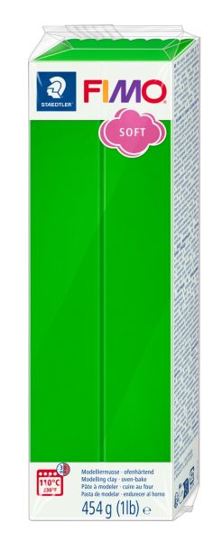 Полимерна глина Staedtler Fimo Soft, 454g, тропическо зелен 53