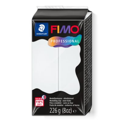 Полимерна глина Staedtler Fimo Prof, 226g, БЯЛ