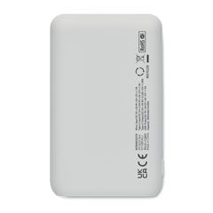 Външна преносима батерия 5000MAh, БЯЛ