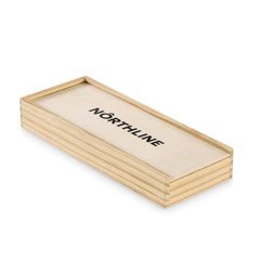 Комплект домино и карти за игра в MDF кутия