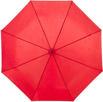 Чадър 21.5", сгъваем, червен