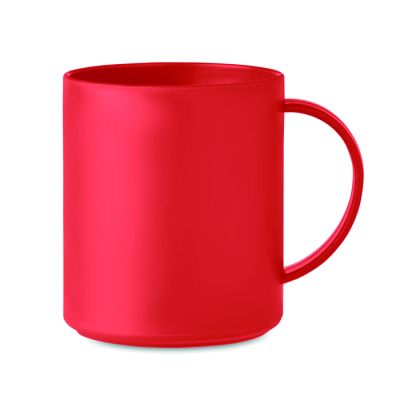 Пластмасова чаша Monday, 300ml, червена