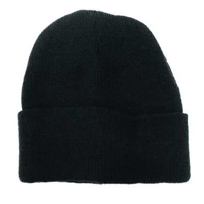 Зимна шапка, 100% акрил, черен