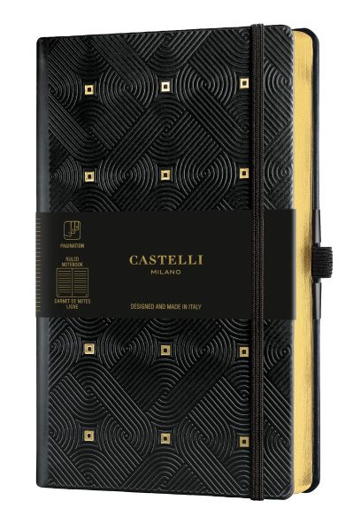 Бележник Castelli C&G, 13x21cm, б.л, Maya Gold