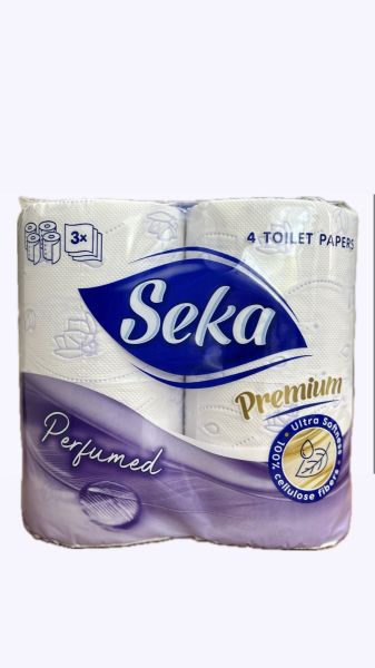 Тоалетна хартия Seka, трипл, аром, оп.4