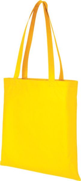 Пазарска чанта PF с дълги дръжки, полипропилен, жълт