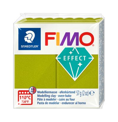 Пол. глина Staedtler Fimo Effect,57g, мет.зелен 51