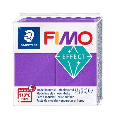 Пол. глина Staedtler Fimo Effect,57g, мет.лилав 61